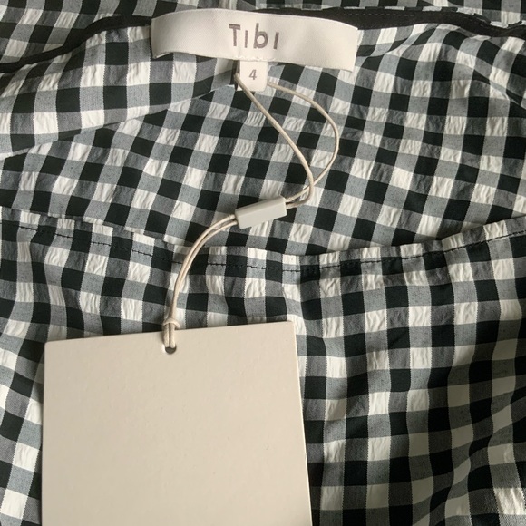 NWT TIBI Gingham Corset Dress Size 4 $525 - Picture 4 of 5